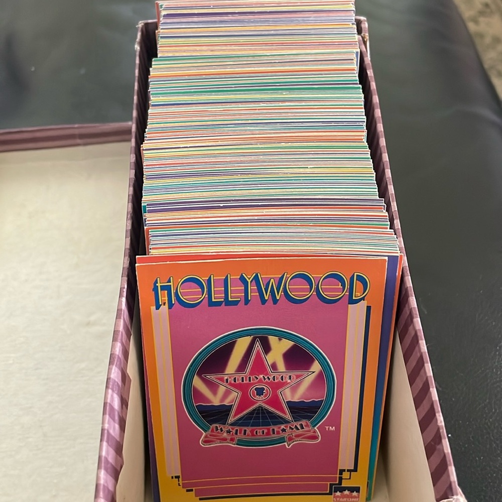 🧡HOLLYWOOD Walk Of Fame 1991 collector cards.